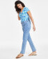 Women's High-Rise Seamed Straight-Leg Jeans, Created for Macy's