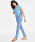 ფოტო #3 პროდუქტის Women's High-Rise Seamed Straight-Leg Jeans, Created for Macy's