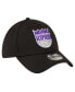 Men's Black Sacramento Kings Logo 39THIRTY Flex Hat