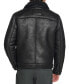 Фото #2 товара Men's Faux-Shearling Full-Zip Trucker Jacket