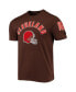 ფოტო #3 პროდუქტის Men's Brown Cleveland Browns Pro Team T-shirt