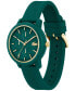 Фото #2 товара Часы и аксессуары Lacoste женские L.12.12 Силиконовый ремешок Зеленые 38мм