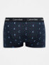 Фото #7 товара Calvin Klein low rise trunks 3 pack in cotton stretch - MULTI