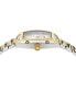 ფოტო #2 პროდუქტის Women's Swiss Two-Tone Stainless Steel Bracelet Watch 45x36mm