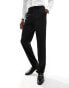 Фото #4 товара ASOS DESIGN straight fit suit trousers with wool in black