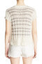 Free People Women's Ribbed Sweater Scoop Neck Ivory L