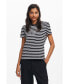 ფოტო #1 პროდუქტის Women's Striped heart T-shirt