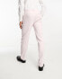 Фото #4 товара ASOS DESIGN slim oxford suit trouser in dusty pink