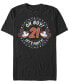 Фото #1 товара Men's Oh Boy Mickey 21 Short Sleeve Crew T-shirt