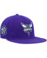 Фото #2 товара Men's Purple Charlotte Hornets Side Core 2.0 Snapback Hat