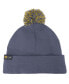 Фото #2 товара Men's Gray Notre Dame Fighting Irish 2024 Shamrock Series Cuffed Knit Hat with Pom