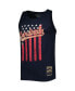 Фото #3 товара Men's Navy St. Louis Cardinals Cooperstown Collection Stars and Stripes Tank Top