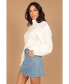 ფოტო #6 პროდუქტის Women's Christie Fringe Knit Sweater