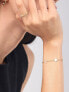 ფოტო #2 პროდუქტის Clover Link Chain Bracelet in 14K Gold, 6.5 in adj to 7.5 in, approx. 2.8 grams