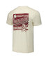 Men's Natural Mississippi State Bulldogs Baseball Around the Horn Comfort Colors T-Shirt Бежевый, XL - фото #2