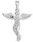 Золотой подвес для младенца "Ангел" Brilio Baby Angelый 249 001 00545 07 white gold, clear, white - фото #1