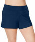 Swim Solutions 299117 Womens Plus Size Swim Shorts Navy Size 18W