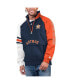 Men's Navy, Orange Houston Astros Elite Raglan Half-Zip Jacket Navy, Orange, XL - фото #1