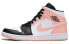Фото #1 товара Кроссовки Nike Air Jordan 1 Mid Arctic Orange Black Toe (Розовый)