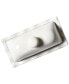 Фото #3 товара by Laura Johnson Signature White Ruffle Domed Butter Dish