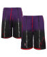 ფოტო #1 პროდუქტის Big Boys Purple, Black Toronto Raptors 1998/99 Hardwood Classics Fadeaway Reload 3.0 Swingman Shorts
