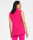 Фото #2 товара Women's Sleeveless Blazer, Created for Macy's