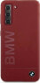 Фото #3 товара BMW Etui BMW BMHCS21MSLBLRE S21+ G996 czerwony/red hardcase Silicone Signature Logo