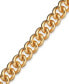 ფოტო #1 პროდუქტის Curb Link Bracelet in 14k Gold over Resin