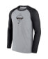 Men's Gray, Black Pittsburgh Pirates Game Authentic Collection Performance Raglan Long Sleeve T-shirt