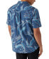 Men's Trvlr Short Sleeve Printed Button-Front Performance Shirt