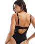 Фото #3 товара ASOS DESIGN Tia underwired body with lace trim in black