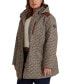 ფოტო #4 პროდუქტის Women's Plus Size Hooded Quilted Coat, Created by Macy's