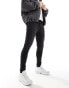 Фото #3 товара ASOS DESIGN spray on jeans with power stretch in washed black