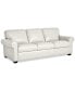 Фото #4 товара Orid 84" Leather Roll Arm Sofa, Created for Macy's