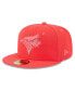 Фото #1 товара Men's Red Toronto Blue Jays 2023 Spring Color Basic 59FIFTY Fitted Hat