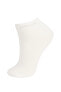 Kadın 5'li Pamuklu Patik Çorap A5946axns