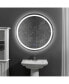 32x32" LED Bathroom Mirror, Touch Button, Defogger