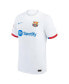 Фото #2 товара Men's Robert Lewandowski White Barcelona 2023/24 Away Authentic Jersey