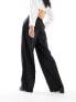 Фото #5 товара Vila tailored wide leg trousers in black