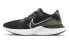 Фото #1 товара Nike Renew Run Special Edition 拼接运动 防滑 低帮 跑步鞋 男款 黑金 / Кроссовки Nike Renew Run Special Edition CT3509-001
