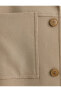 Фото #11 товара Gömlek Ceket Klasik Yaka Cep Detaylı Düğmeli