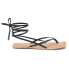 Фото #2 товара BEACH by Matisse Bocas Lace Up Womens Black Casual Sandals BOCAS-001