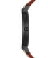 ფოტო #3 პროდუქტის Men's Signatur Brown Leather Strap Watch 40mm SKW6374