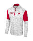 Фото #2 товара Men's Camo Wisconsin Badgers OHT Military-Inspired Appreciation Tomahawk Quarter-Zip Windshirt