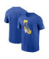 Фото #1 товара Men's Royal Los Angeles Rams Local Essential T-shirt