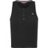 TOMMY JEANS Essential Button Rib sleeveless T-shirt