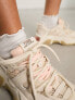 Steve Madden Kingdom-E chunky trainers in cream and rose