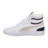 Фото #3 товара Puma Majesty Mid High Top Mens White Sneakers Casual Shoes 39610203