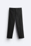 Wool blend suit trousers