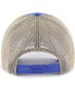 Фото #2 товара Men's Royal, Natural Los Angeles Rams Notch Trucker Clean Up Adjustable Hat